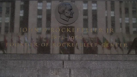 Rockfeller Centre Details Stock Footage 75049696