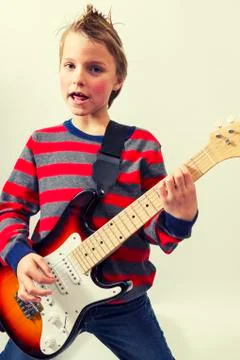 Rocking boy Stock Photos