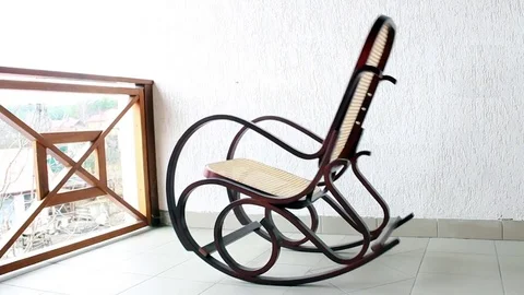 Rocking chair Stock Footage 74153560