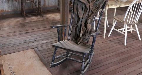 Rocking  Chair Video stock 123988747