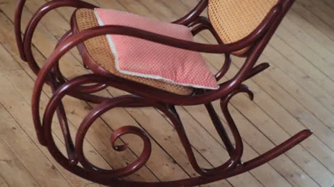 Rocking chair rocks Stock Footage 25849366