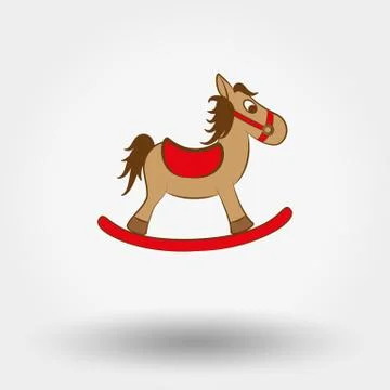 Rocking horse Stock Illustration