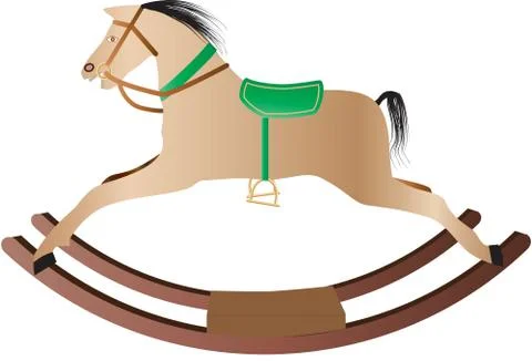 Rocking Horse Stock Illustration