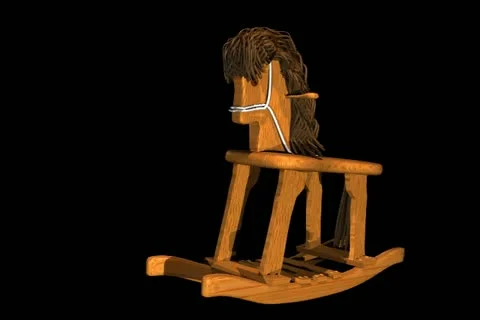 Rocking Horse Transition Stock Footage 10870610
