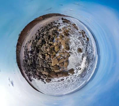Rockpool drone sphere Stock Photos