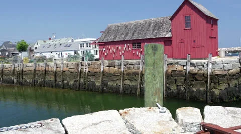 Rockport, MA Harbor Stock Footage 25790150