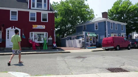 Rockport, MA Harbor Stock Footage 25822268