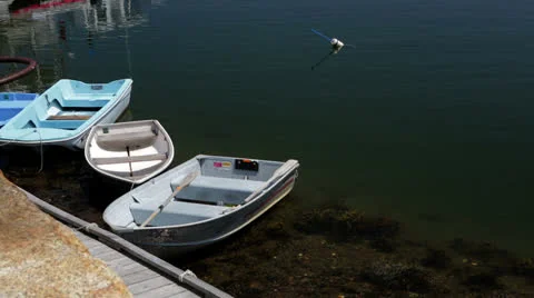 Rockport, MA Harbor Stock Footage 25822656