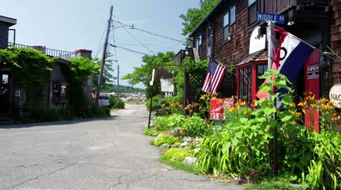 Rockport, MA Harbor Stock Footage 25843216