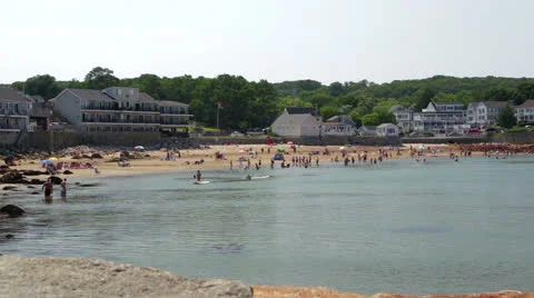 Rockport, MA Harbor Stock Footage 25844341