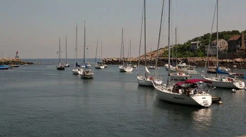 Rockport, MA Harbor 動画素材 25844947