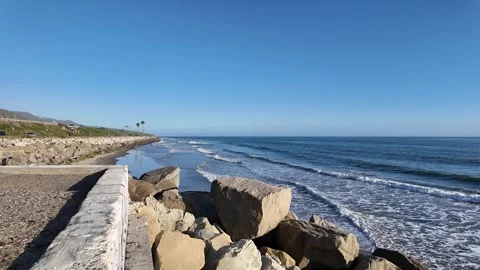 Rocks and Beach Stock Footage 274102970