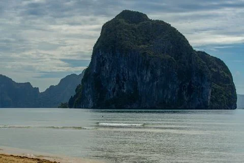 Rocks and Beach 스톡 사진