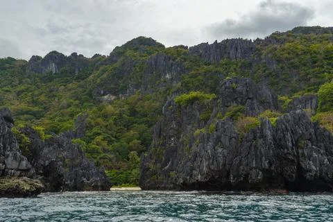Rocks and Beach Foto stock