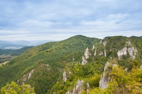 Rocks and forests Stock Photos