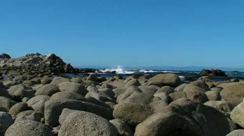 Rocks and Ocean Stock-Footage 11884064