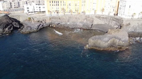 Rocks and ocean Stock Footage 124495886