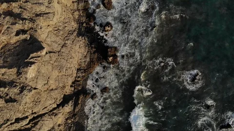 Rocks and ocean in Mexico Stock Footage 117761536