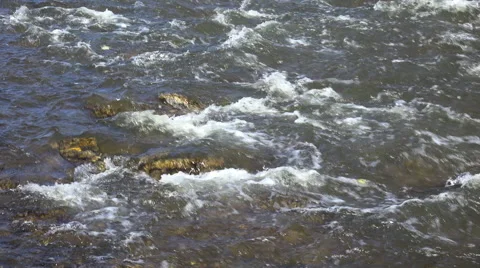 Rocks and Rapids (4K) Stock Footage 42741874