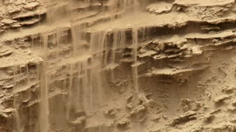 Rocks and sand falling Stock-Footage 20511317