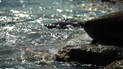 Rocks and sea Stock Footage 81043734