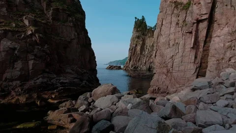 Rocks and sea Stock Footage 219592265