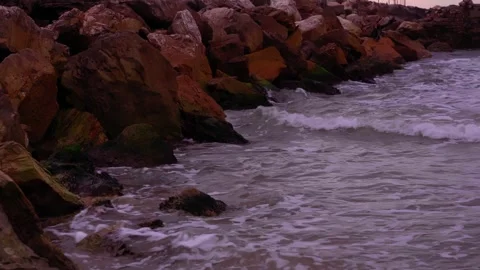 Rocks and sea Stock Footage 296010852
