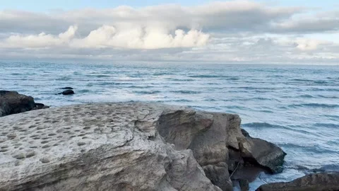 Rocks And Sea Video stock 296441983