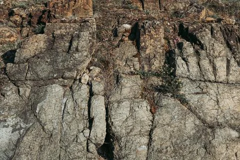 Rocks and stones pattern as background Stock Photos