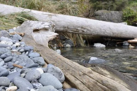 Rocks and stream 写真素材