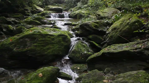 The rocks and streams Video stock 41463894
