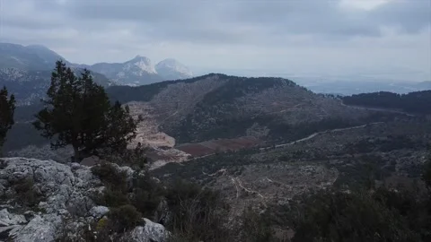 Rocks and valley Stock Footage 171581503