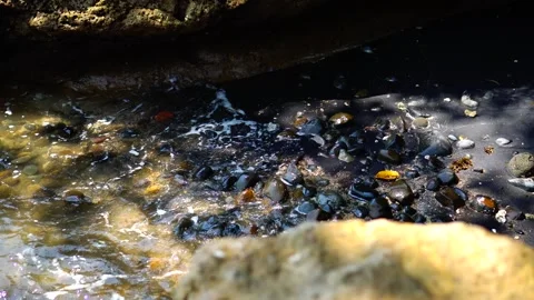 Rocks and water Stock Footage 255773177