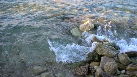 Rocks and waves 3 Stock Footage 93360359