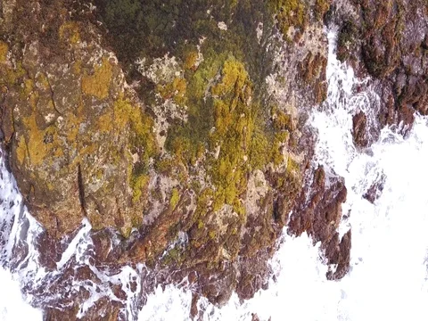 Rocks and Waves Stock Footage 76446048