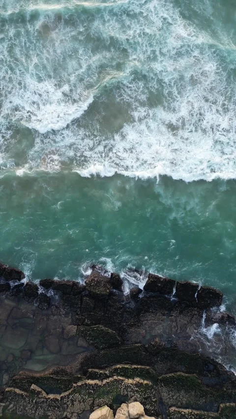 Rocks and waves Stock Footage 299128232