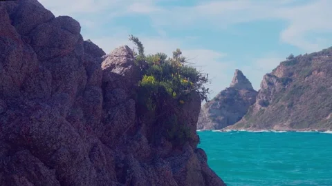 Rocks and waves Stock Footage 301818421