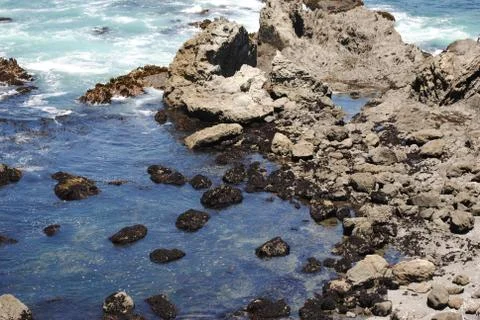 Rocks and Waves Foto stock