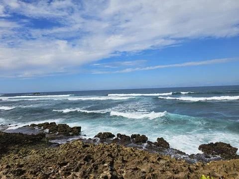 Rocks and waves. Foto stock