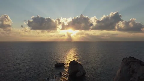 Rocks of Aphrodite Stock Footage 168531355