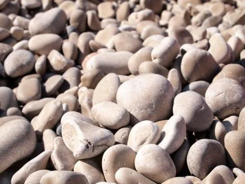 Rocks on beach background Stock-Fotos