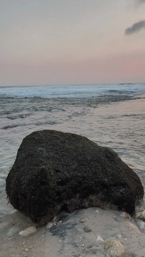 Rocks on the beach Stock Footage 341662828