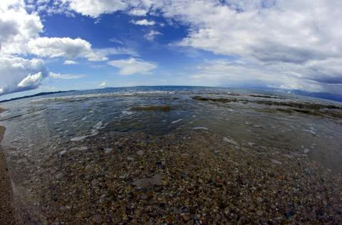 Rocks on the beach Stock Photos