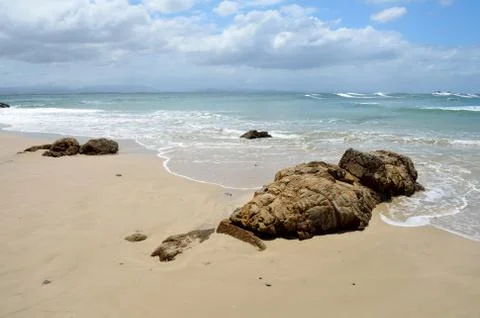 Rocks on a beach Foto stock