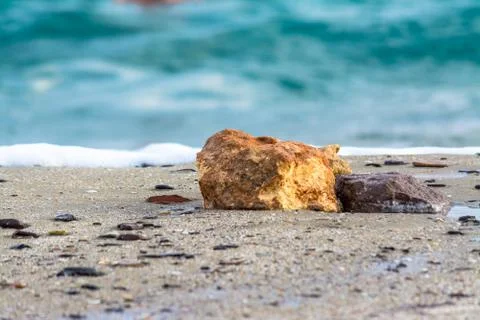 Rocks on the beach Stock Photos