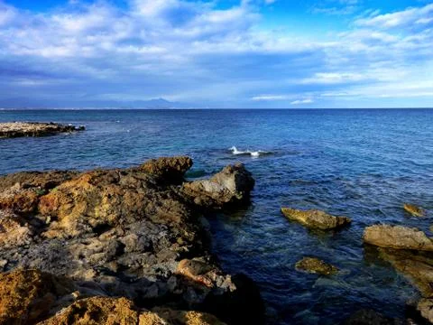 Rocks beach Stock Photos