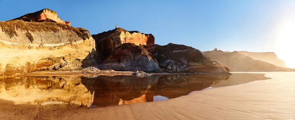 Rocks on the beach Foto stock