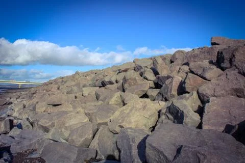 Rocks on the beach Stock Photos
