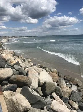 Rocks at a beach Foto stock