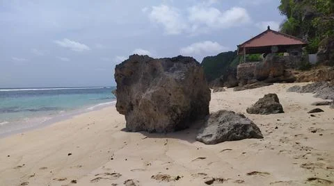 Rocks on the beach Stock Photos